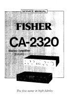 Fisher CA-2320 - Service Manual 